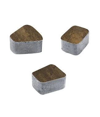 Тротуарная плитка КЛАССИКО Листопад гладкий Мокко Б.2.КО.6 Выбор 60 мм