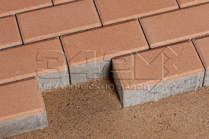 Тротуарная плитка Брусчатка 100х200х80 Оранжевый 342 МЗ