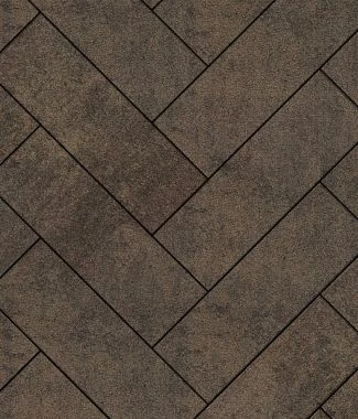 Тротуарная плитка ПРЯМОУГОЛЬНИК 600х200 Листопад гранит Шелковица Б.6.П.8 Выбор 80 мм