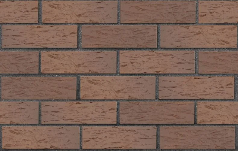 Клинкер фасадный светло-коричневый флэш Прага 0,71 NF береста ЛСР