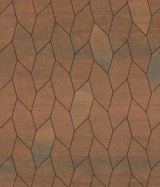 Тротуарная плитка СКОШЕННЫЙ ШЕСТИУГОЛЬНИК Искусственный камень Степняк Б.1.ШГ.6 Выбор 60 мм