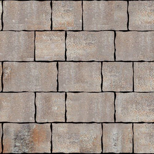 Тротуарная плитка Palermo Бежевый Гладкая SteinRus 80 мм