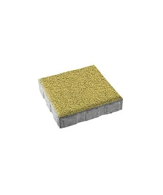 Тротуарная плитка КВАДРАТ 400х400 Гранит Желтый Б.6.К.6 Выбор 60 мм