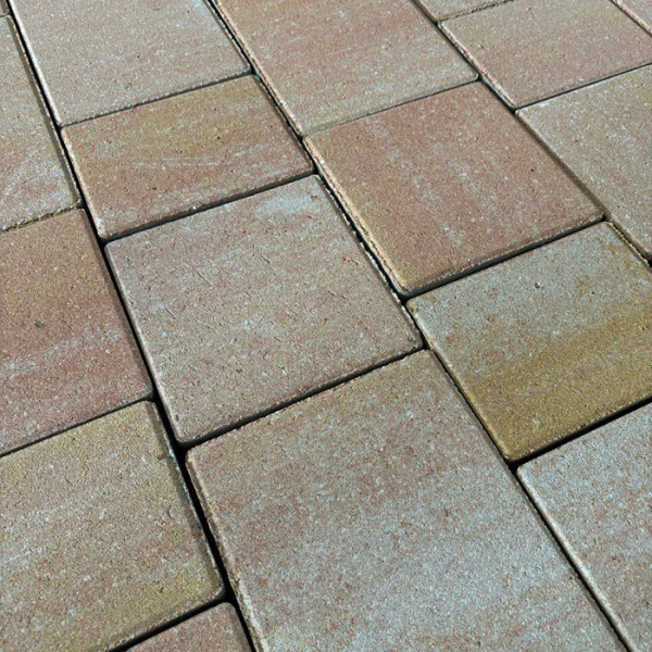 Тротуарная плитка КОЛОР МИКС №2 Янтарь НОВЫЙ ГОРОД 1НГ4Ф Нобетек 40 мм