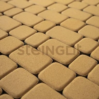 Тротуарная плитка Классика Желтая Steingot 60 мм