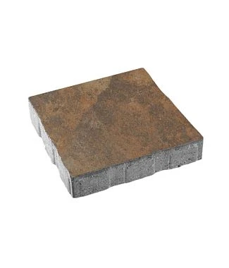 Тротуарная плитка КВАДРАТ Листопад гладкий Клен Б.7.К.8 Выбор 80 мм