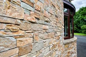 3D панель из натурального камня Кварцит Бежевый Грубый камень Pharaon