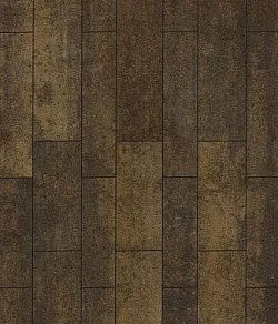 Тротуарная плитка ПАРКЕТ Листопад гранит Мокко Б.9.Псм.8 Выбор 80 мм