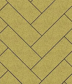 Тротуарная плитка ПРЯМОУГОЛЬНИК 600х200 Гранит Желтый Б.6.П.8 Выбор 80 мм