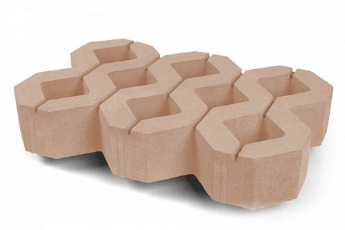 Газонная решетка Нобетек 1РД10 Персиковая 100 мм