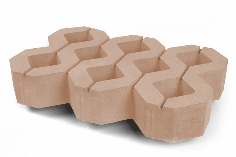 Газонная решетка Нобетек 1РД10 Персиковая 100 мм