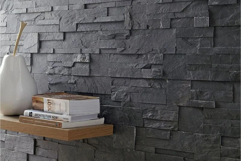 3D панель из натурального камня Сланец Бежевый Модерн Pharaon