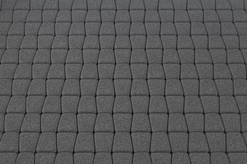 Тротуарная плитка Классико Черный агат Stellard 60 мм