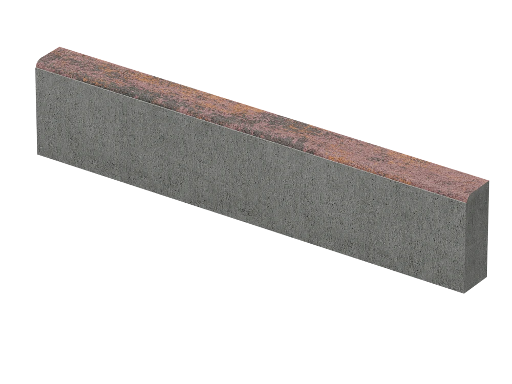 Тротуарный бордюр БР100.20.8 COLOR MIX Браун Stellard