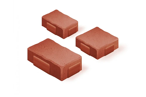 Тротуарная плитка Старый Город 2СГ5Ф Нобетек Белая 50 мм