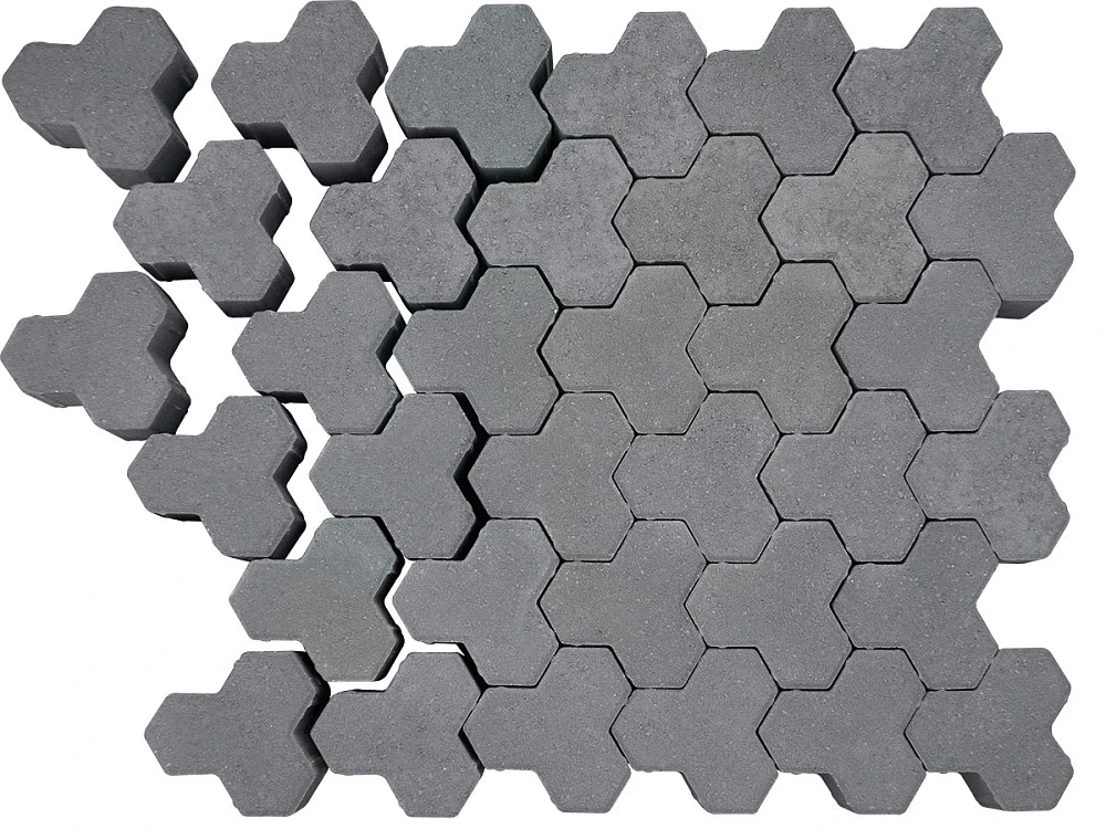 Тротуарная плитка Трилистник Stellard 100 мм