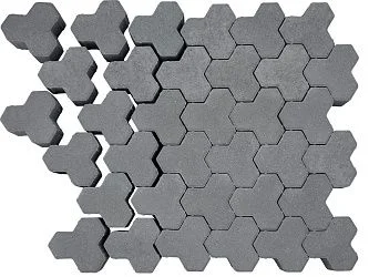 Тротуарная плитка Трилистник Stellard 100 мм