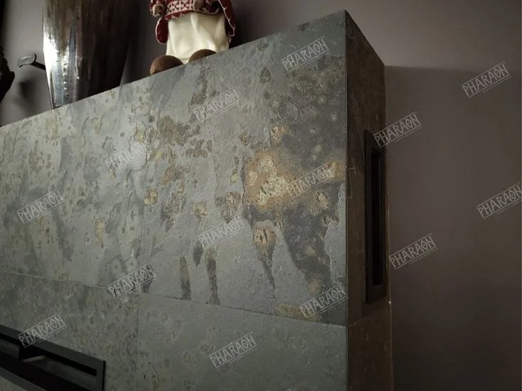 Плитка Сланец Мультиколор (натуральный скол) 600х600 Pharaon