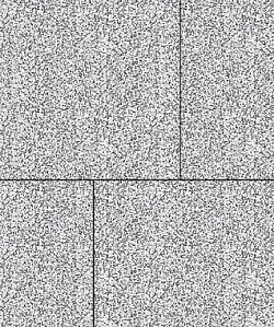 Тротуарная плитка КВАДРАТ Стоунмикс Белый с черным Б.7.К.8 Выбор 80 мм