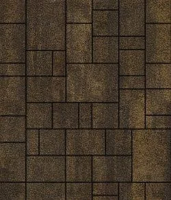 Тротуарная плитка МЮНХЕН Листопад гранит Мокко Б.2.Фсм.6 Выбор 60 мм