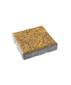 Тротуарная плитка КВАДРАТ 500х500 Листопад гранит Янтарь Б.5.К.6 Выбор 60 мм