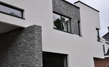 3D панель из натурального камня Сланец Чёрный Классик Pharaon