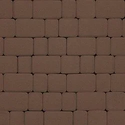 Тротуарная плитка Инсбрук Альт Коричневый Гладкая SteinRus 60 мм