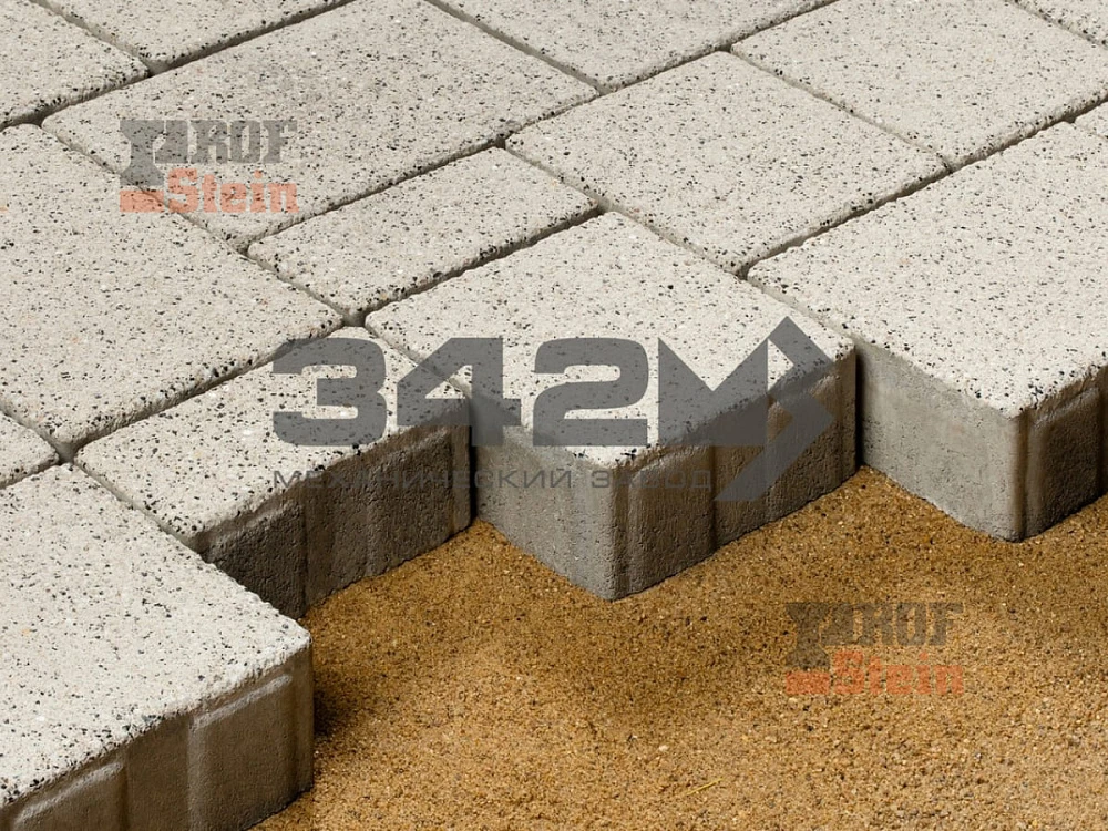 Тротуарная плитка Бавария с дробеструйной обработкой, антара 342 МЗ 60 мм