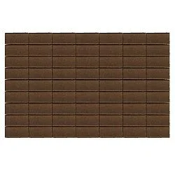 Брусчатка Прямоугольник, Коричневый BRAER 40 мм