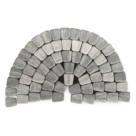 Тротуарная плитка Классико круговая, Туман BRAER 60 мм
