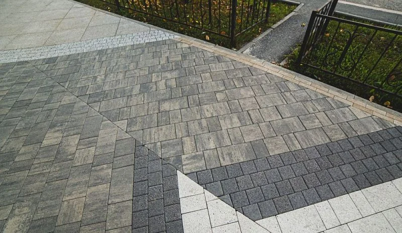 Тротуарная плитка СТАРЫЙ ГОРОД Листопад гранит Старый замок Б.1.Фсм.6 Выбор 60 мм