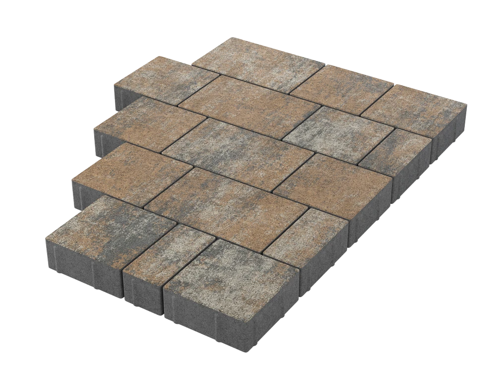 Тротуарная плитка Новый город Каньон Stellard 60 мм