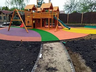 Металлический бордюр 1200*120*70*1,5 компл.