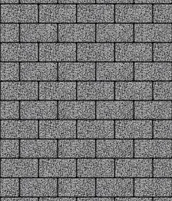 Тротуарная плитка ПРЯМОУГОЛЬНИК 200х100 Гранит Серый с черным Б.2.П.6 Выбор 60 мм