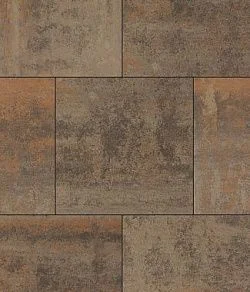 Тротуарная плитка КВАДРАТ 500х500 Листопад гладкий Клен Б.5.К.6 Выбор 60 мм