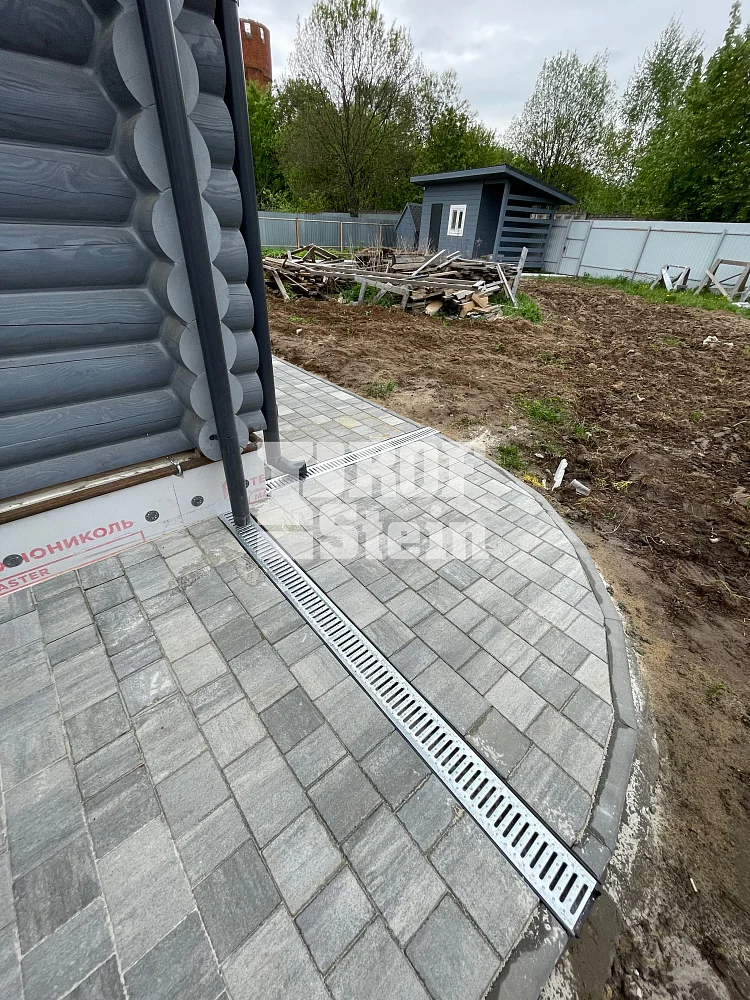 Укладка тротуарной плитки Старый город Венусбергер цвета Туман