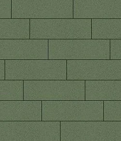 Тротуарная плитка ПРЯМОУГОЛЬНИК 750х250 Стандарт Зеленый Б.12.П.8 Выбор 80 мм