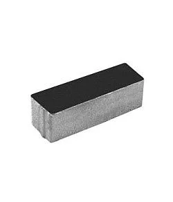 Тротуарная плитка ПРЯМОУГОЛЬНИК 600х200 Стандарт Черный Б.6.П.8 Выбор 80 мм