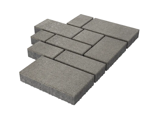 Тротуарная плитка Микс Сити Черный агат Stellard 60 мм