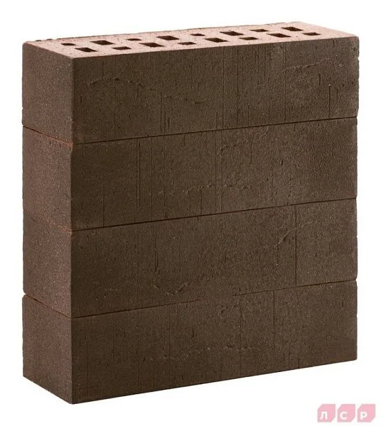 Клинкер фасадный темно-красный с черным песком Лиссабон 0,71 NF винтаж ЛСР