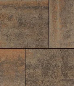 Тротуарная плитка КВАДРАТ Листопад гладкий Клен Б.7.К.8 Выбор 80 мм