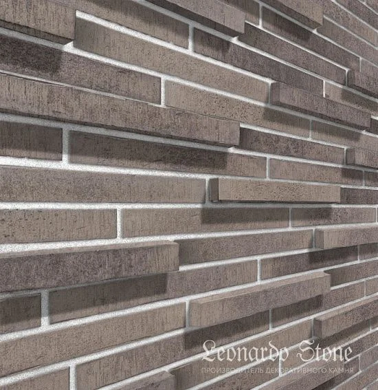 Ригельный кирпич Сиэтл 3D 403 mix Леонардо Стоун