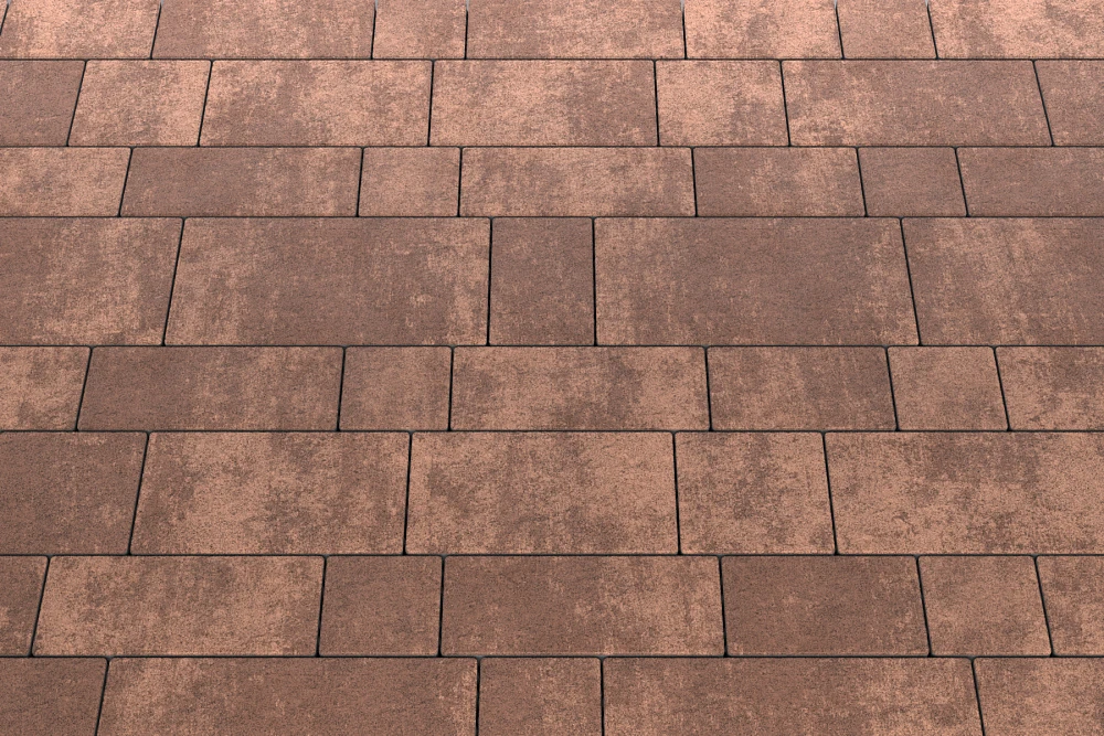 Тротуарная плитка Микс Сити Мокко Stellard 60 мм