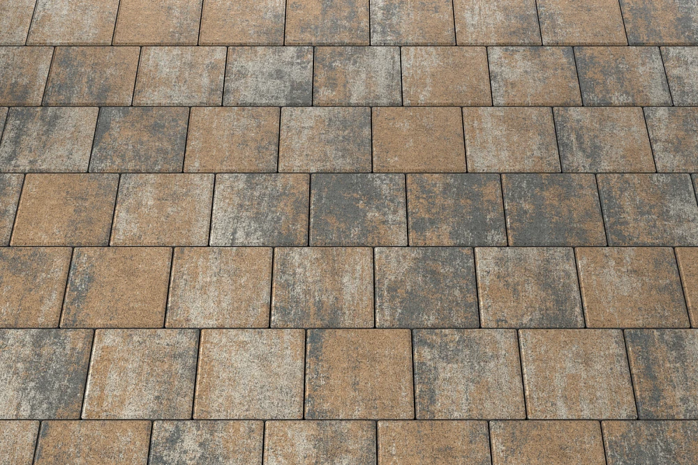 Тротуарная плитка Квадрат 20х20 Каньон Stellard 60 мм