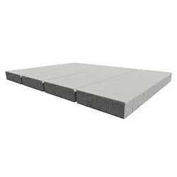 Крупноформатная плита Аликанте Белый Гладкая SteinRus 80 мм