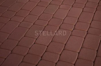 Тротуарная плитка Старый город Бордовый Stellard 60 мм