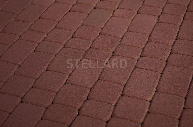 Тротуарная плитка Старый город Бордовый Stellard 40 мм