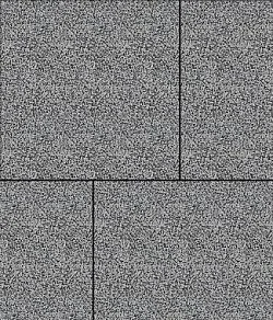 Тротуарная плитка КВАДРАТ Гранит Серый с черным Б.7.К.8 Выбор 80 мм