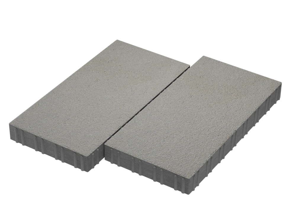 Тротуарная плитка Мега Белый Stellard 80 мм