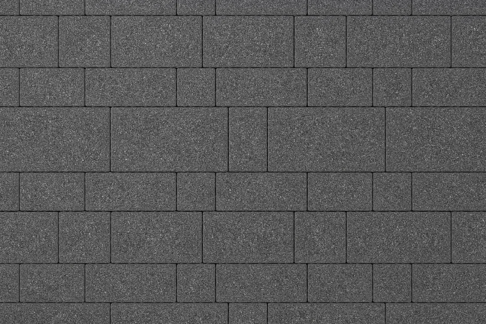 Тротуарная плитка Микс Сити Черный агат Stellard 60 мм